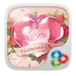 love story go launcher theme android application logo